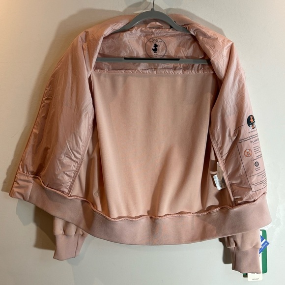 SAVE THE DUCK Sz S Refy Light Puffer Bomber Style Jacket Pink NEW WITH TAGS - Picture 15 of 16